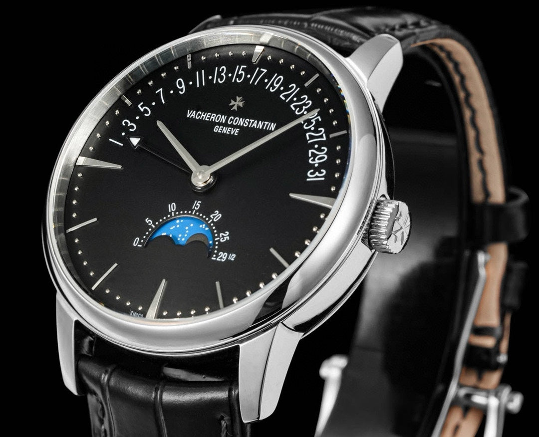4010U/000R- Black Silver -Black Leather - Automatic - 42.5mm