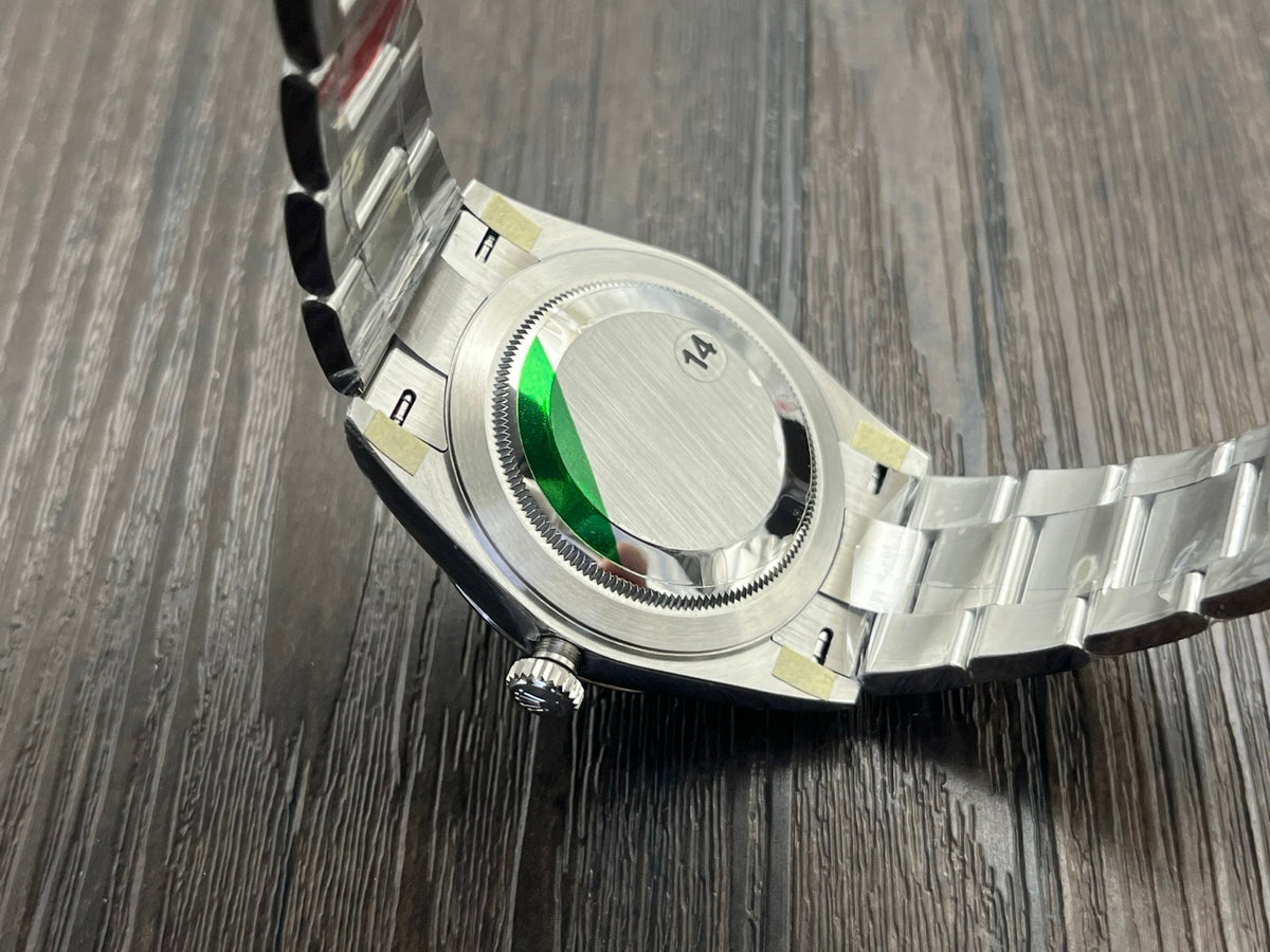 C-Factory -Grey - Smooth Bezel - Silver 904L Steel- Automatic - 41mm