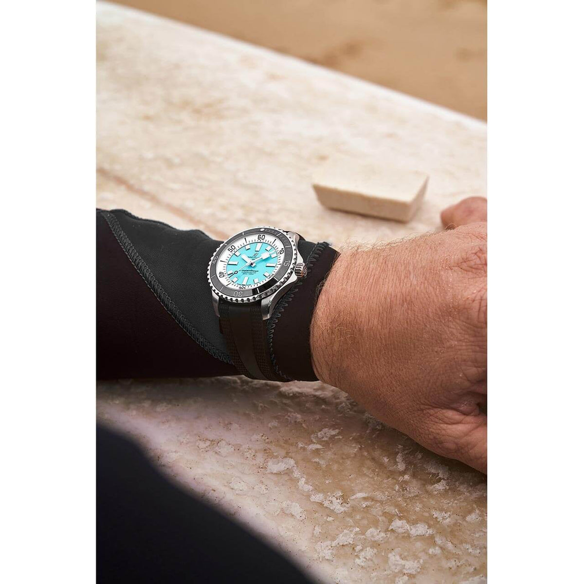 Black Ceramic- Green White - Black Rubber - Automatic - 42mm