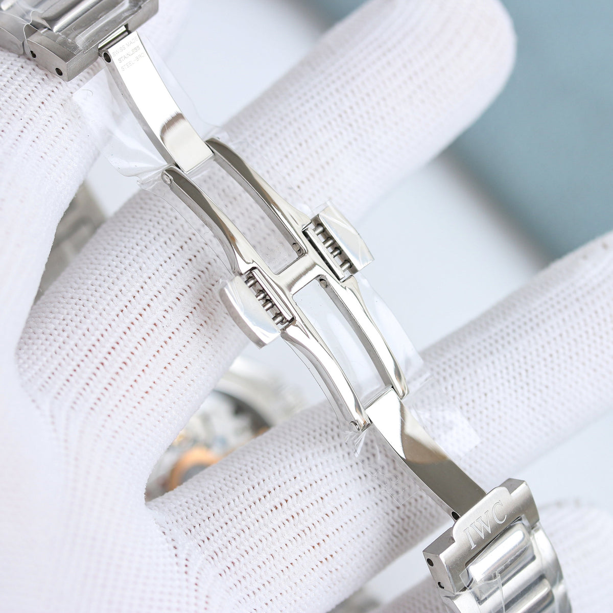 LADY -White -Rhinestone bezel- Silver 904L Steel - Automatic -35mm