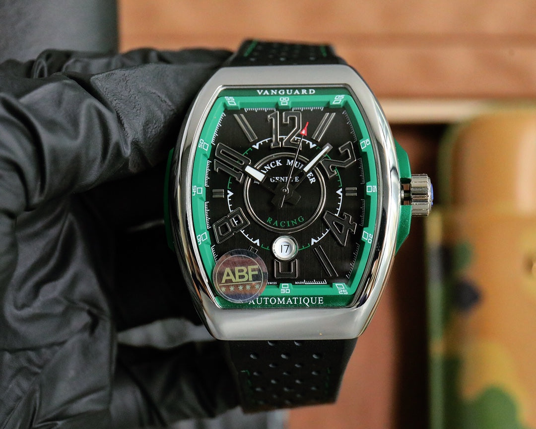 Green Black - Black Rubber - Automatic - 44*54mm