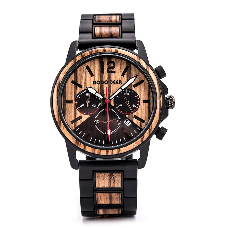 Wooden Style Men's Watch
