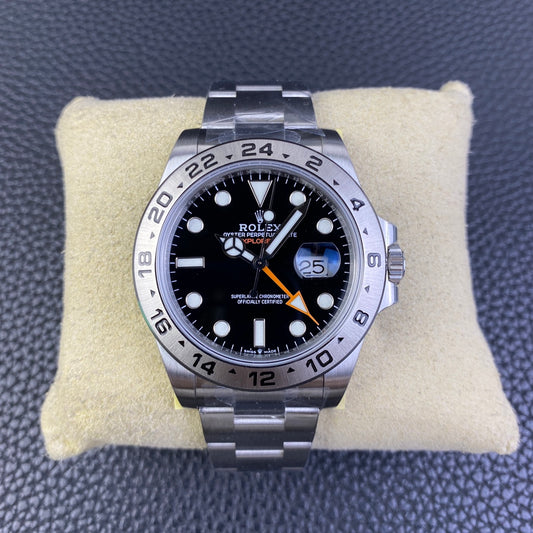C-Factory -Black - Silver 904L Steel -GMT- Automatic - 42mm