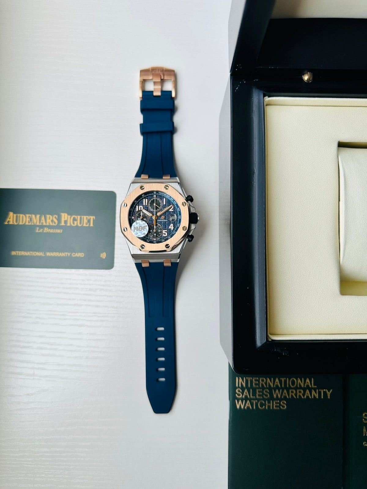 Chronograph - 26471S- Yellow Gold Ceramic Bezel - Blue Rubber - Automatic - 44mm