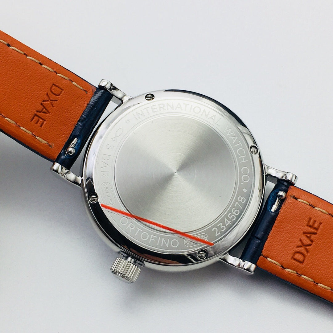 LADY -Silver Blue - Blue Leather - Automatic - 34mm