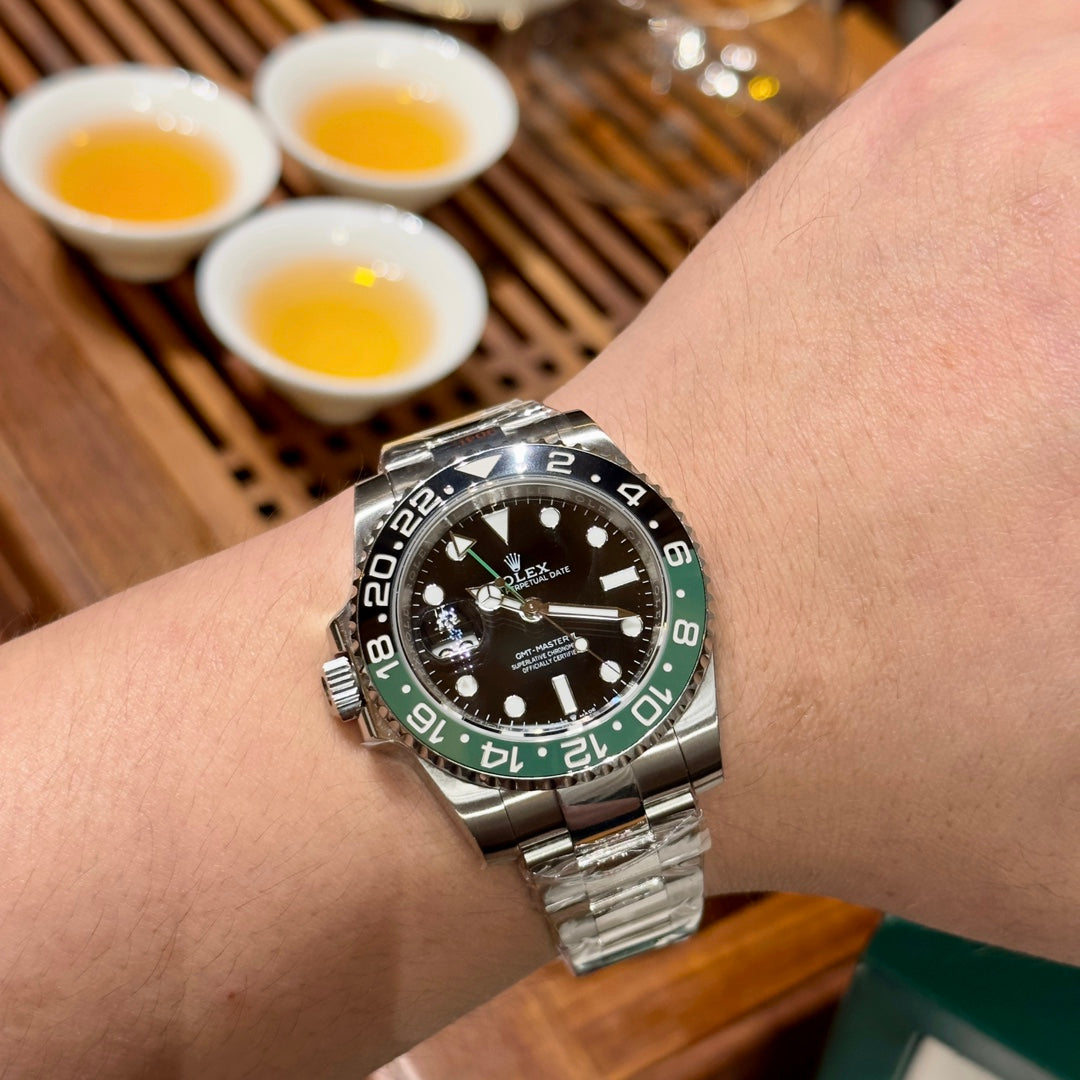 Black Green -Lefty- 904L Steel - Automatic- 40mm