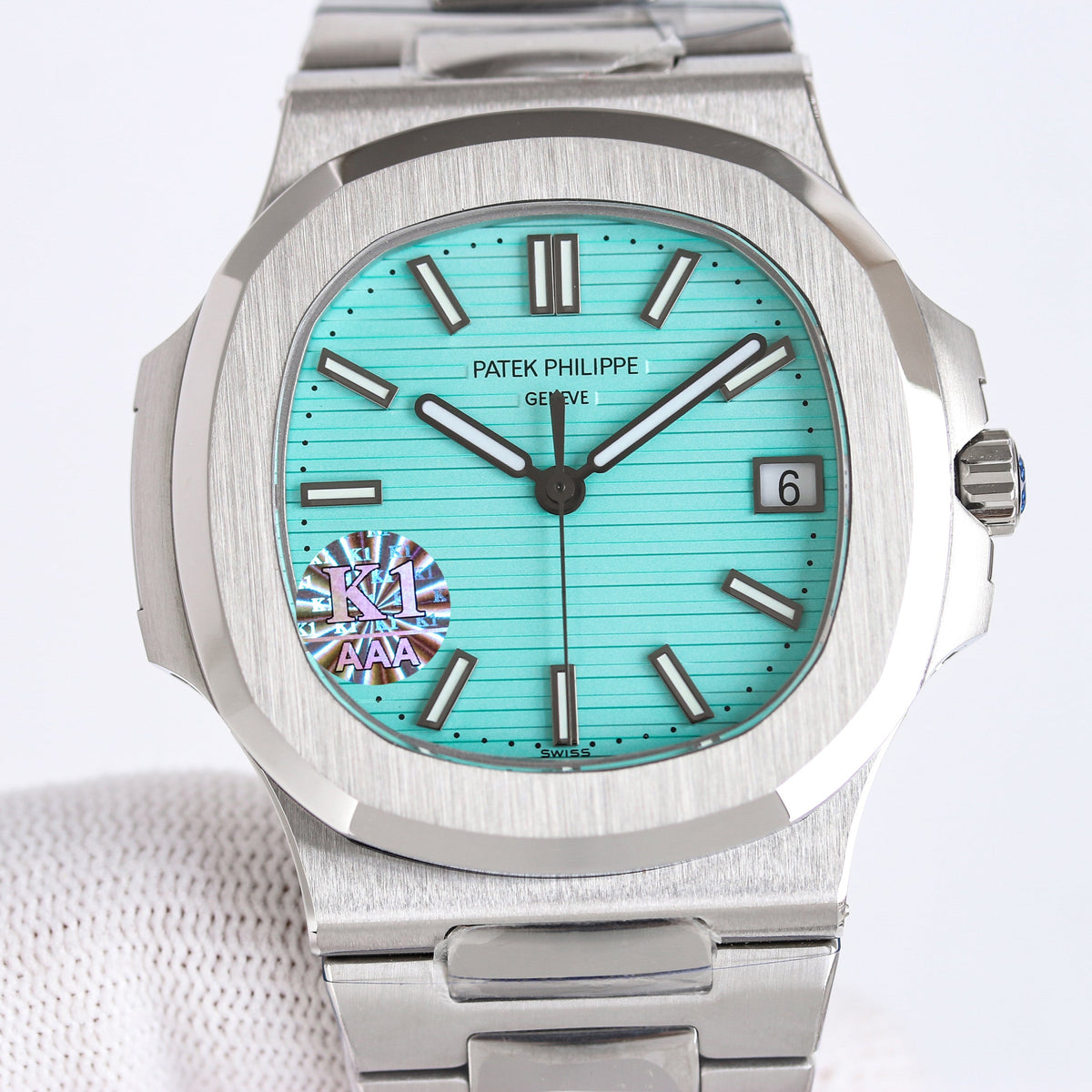 Baby Blue - Ultra-thin - Silver 904L Steel - Automatic 324SC- 40mm