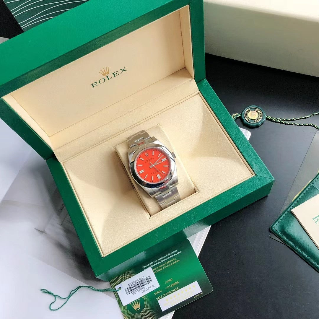 Red Silver - Steel 904L Silver - Automatic-41mm/31mm