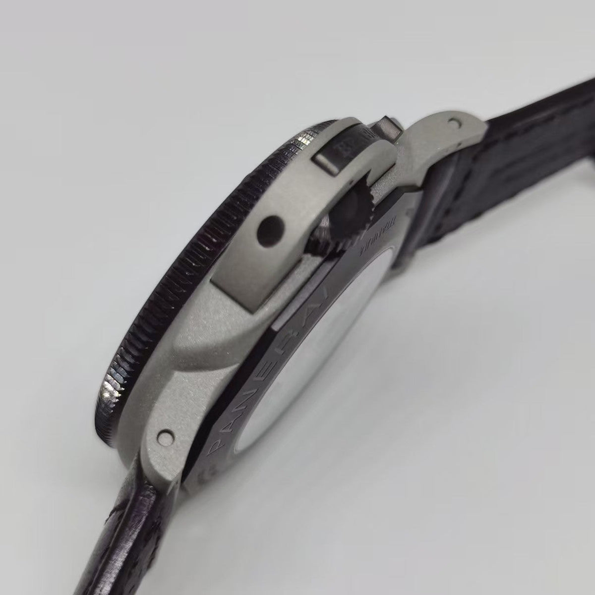 Black Hollow- 904L Steel - Black Leather -Automatic - 47mm