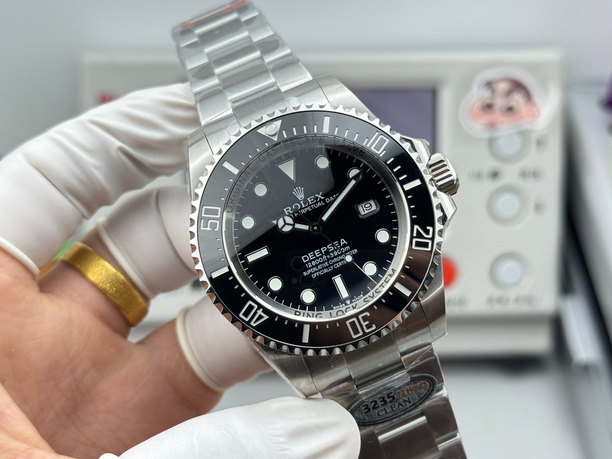 C-Factory -136660m - Black - Silver 904L Steel - Automatic - 43mm