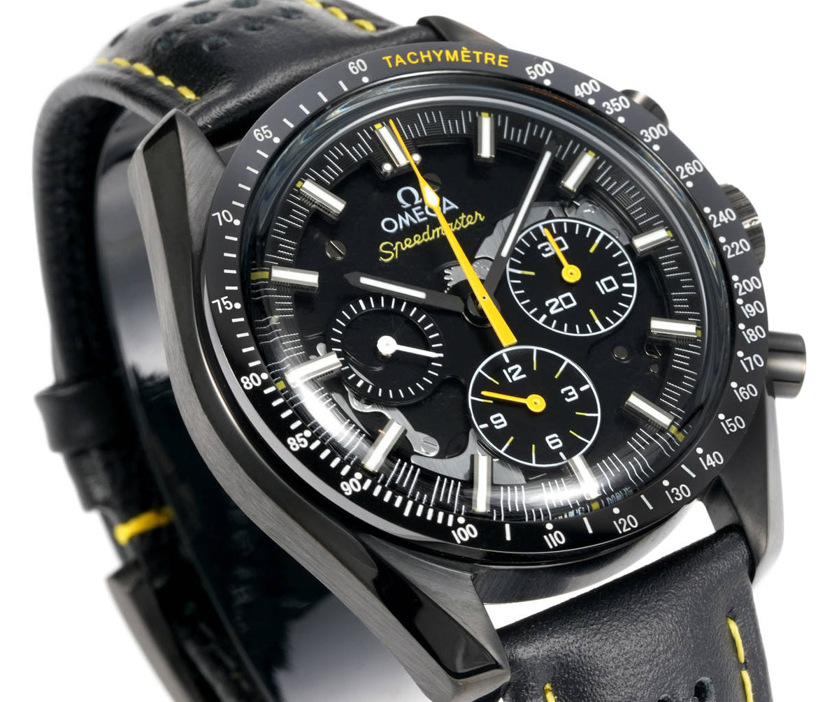 Chronograph -Moon back - Black Ceramic- Black Ruber- Automatic - 44mm
