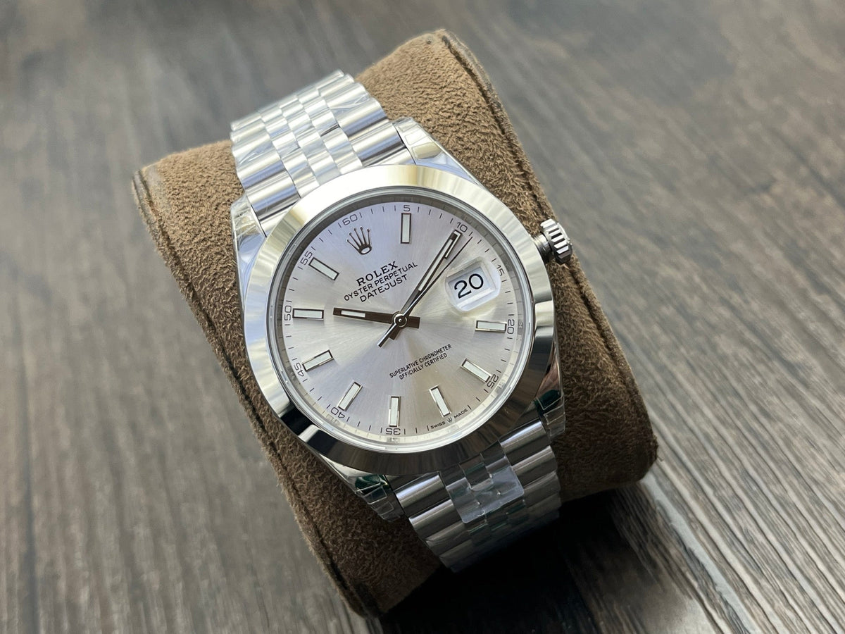 C-Factory -Silver - Smooth Bezel - Silver 904L Steel- Automatic - 41mm
