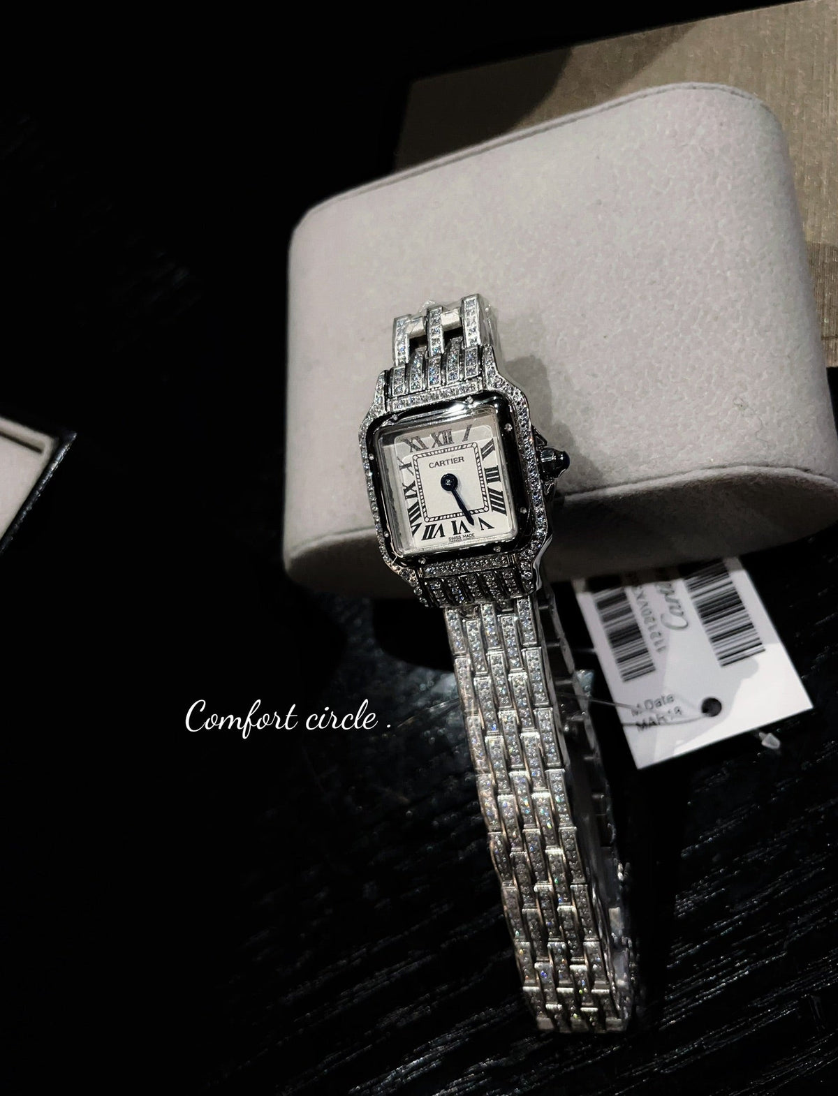 LADY- HPI01641- Full Diamond - 904L Steel- Quartz -27*37mm