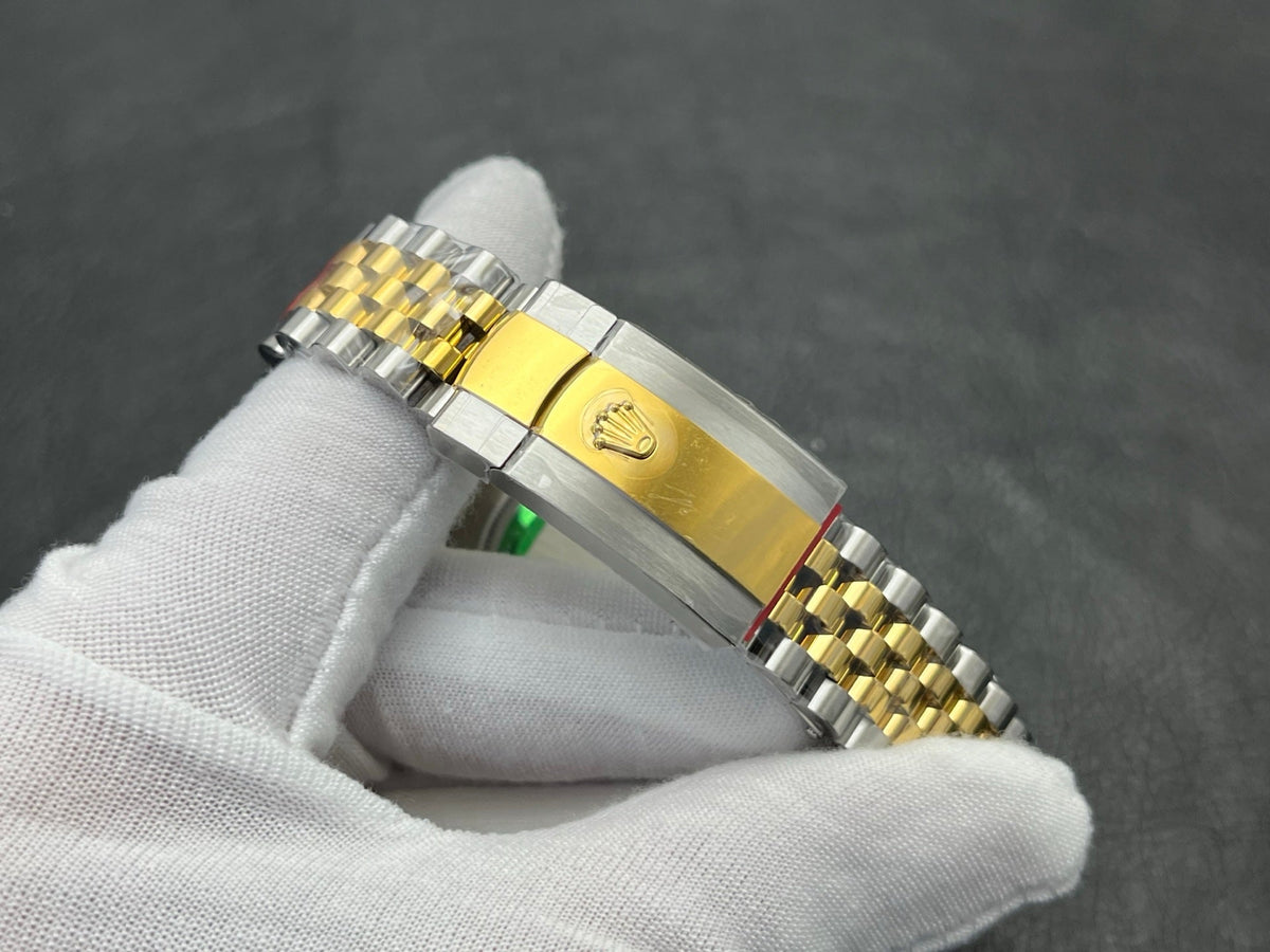 C-Factory -Silver - Yellow Smooth Bezel - Yellow Silver 904L Steel- Automatic - 41mm