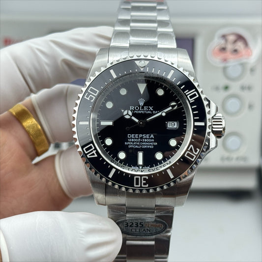 C-Factory -136660m - Black - Silver 904L Steel - Automatic - 43mm