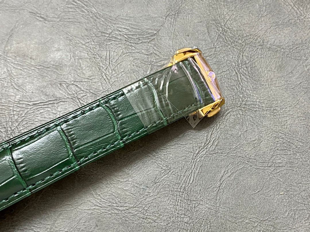 310.63.42.50.10.001 -Green Ceramic - Green Leather- Chronograph - Manual winding - 42mm