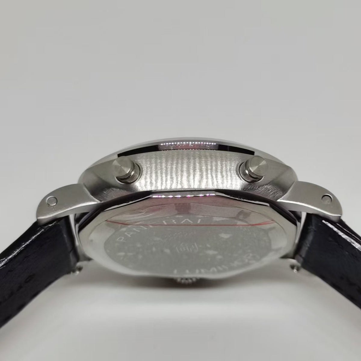 Black - Silver 904L Steel- Black Leather - Automatic - 44mm