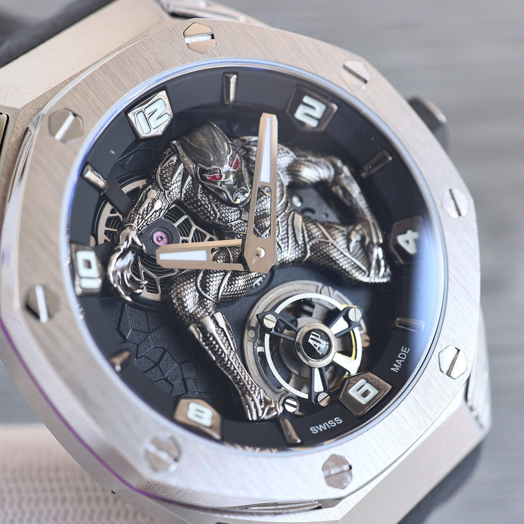 Tourbillon Black - Black Rubber - Automatic - 42mm