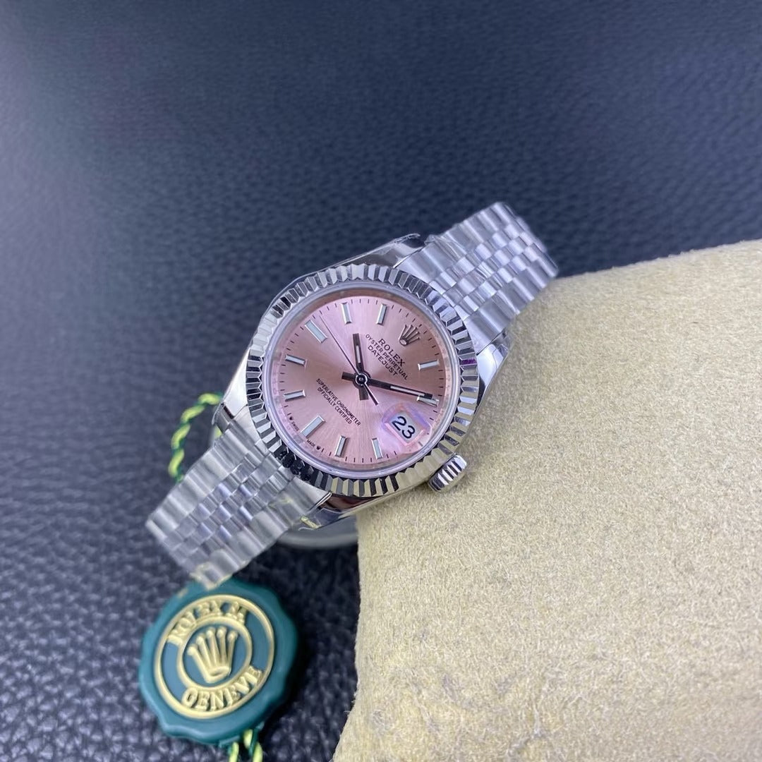 LADY -Pink Silver- 904L Steel - cal.2671 -Automatic - 31mm