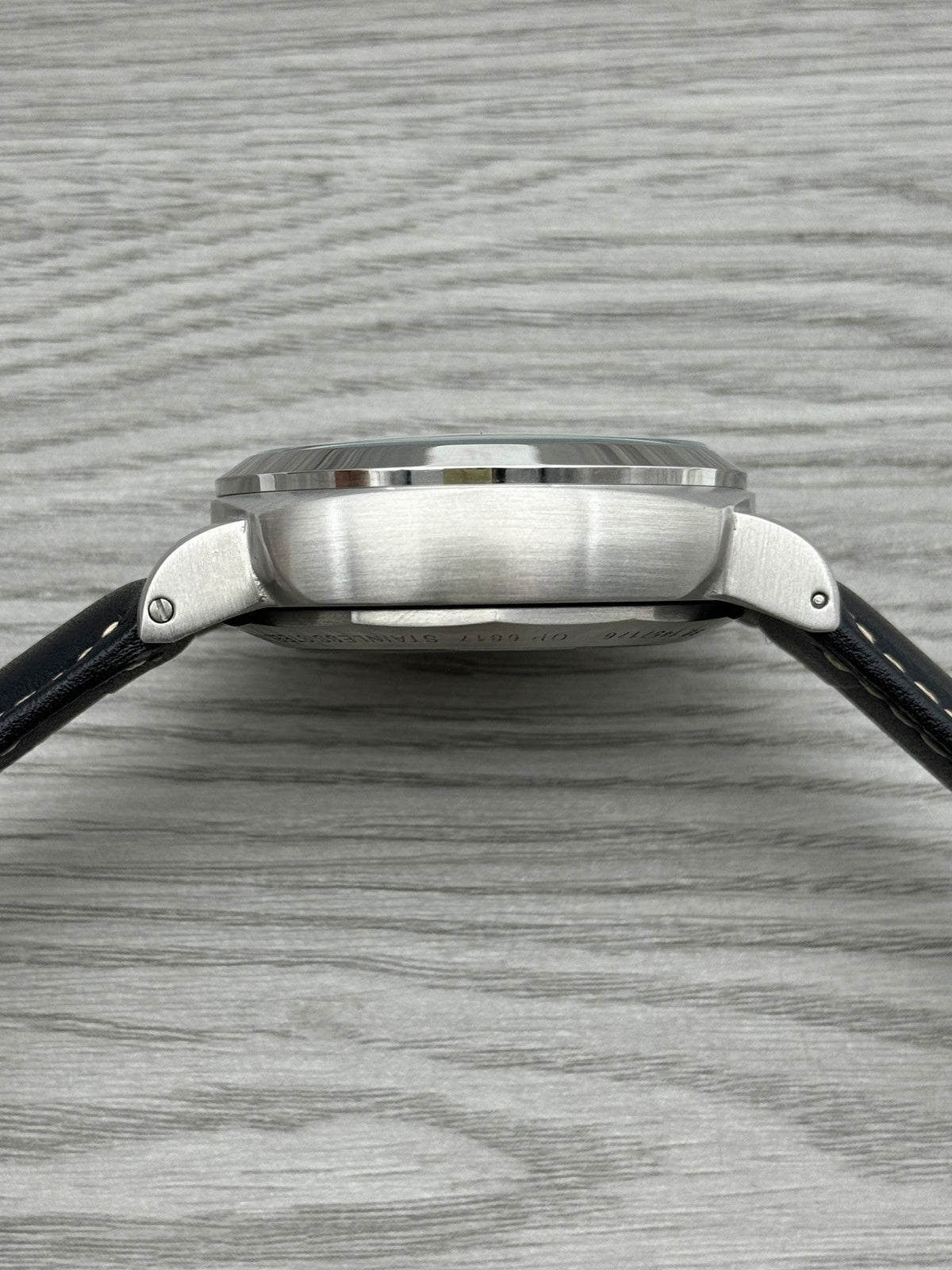 Black Silver - 904L Steel - Black Leather -Automatic - 44mm