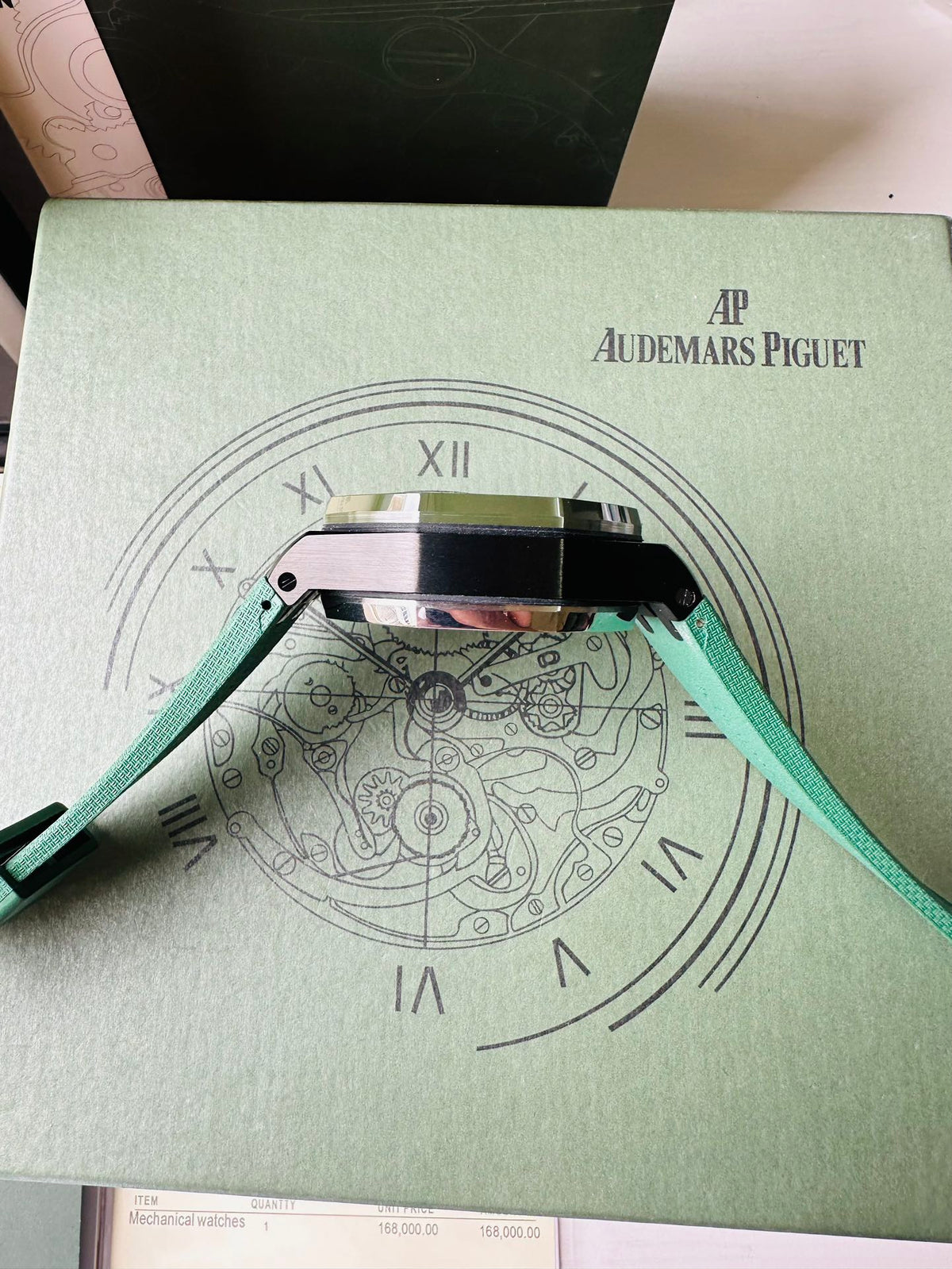 Green - Green Rubber- Automatic - 44mm