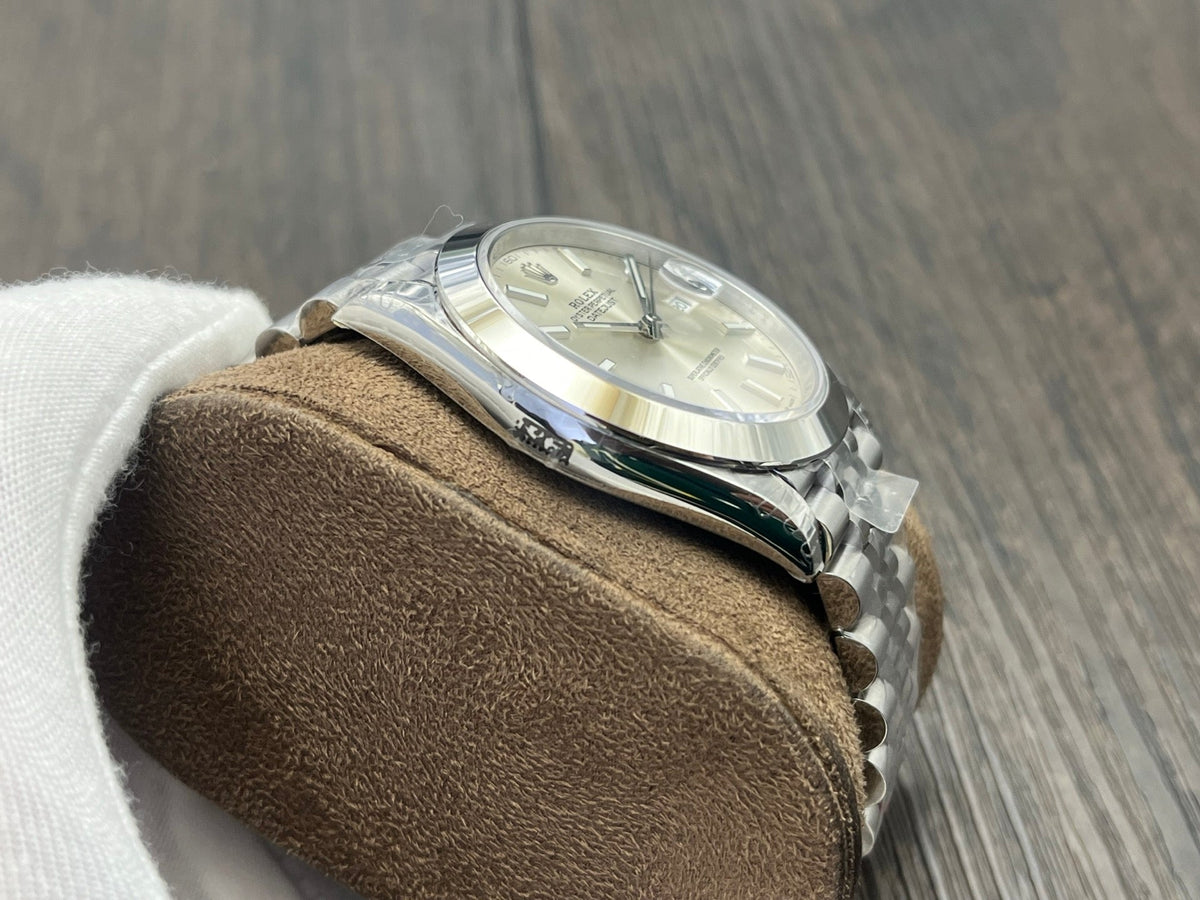 C-Factory -Silver - Smooth Bezel - Silver 904L Steel- Automatic - 41mm