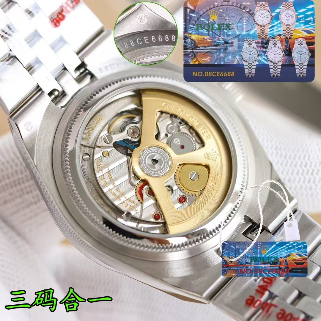 L-Dweller - 127336- Ice blue - Silver 904L Steel- Ultra-thin-Automatic - 40/36mm