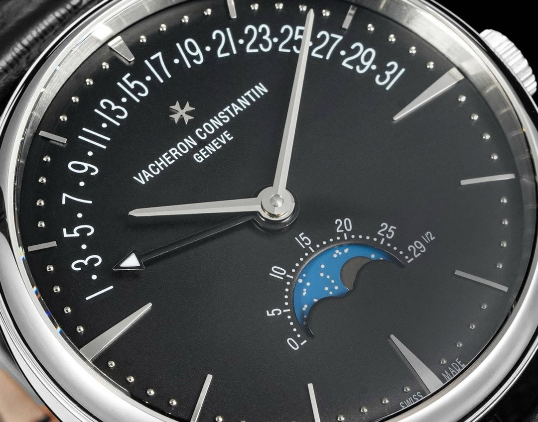 4010U/000R- Black Silver -Black Leather - Automatic - 42.5mm