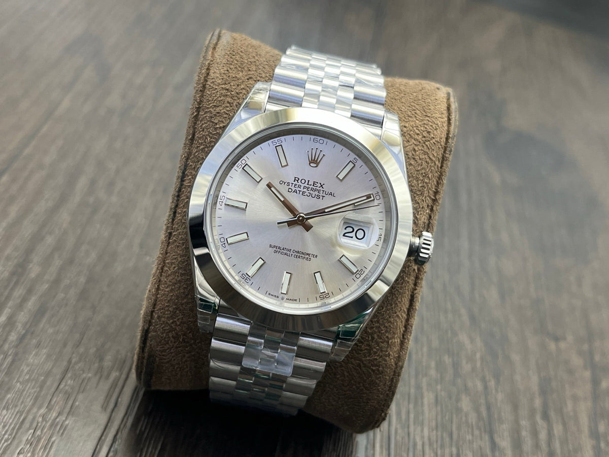 C-Factory -Silver - Smooth Bezel - Silver 904L Steel- Automatic - 41mm