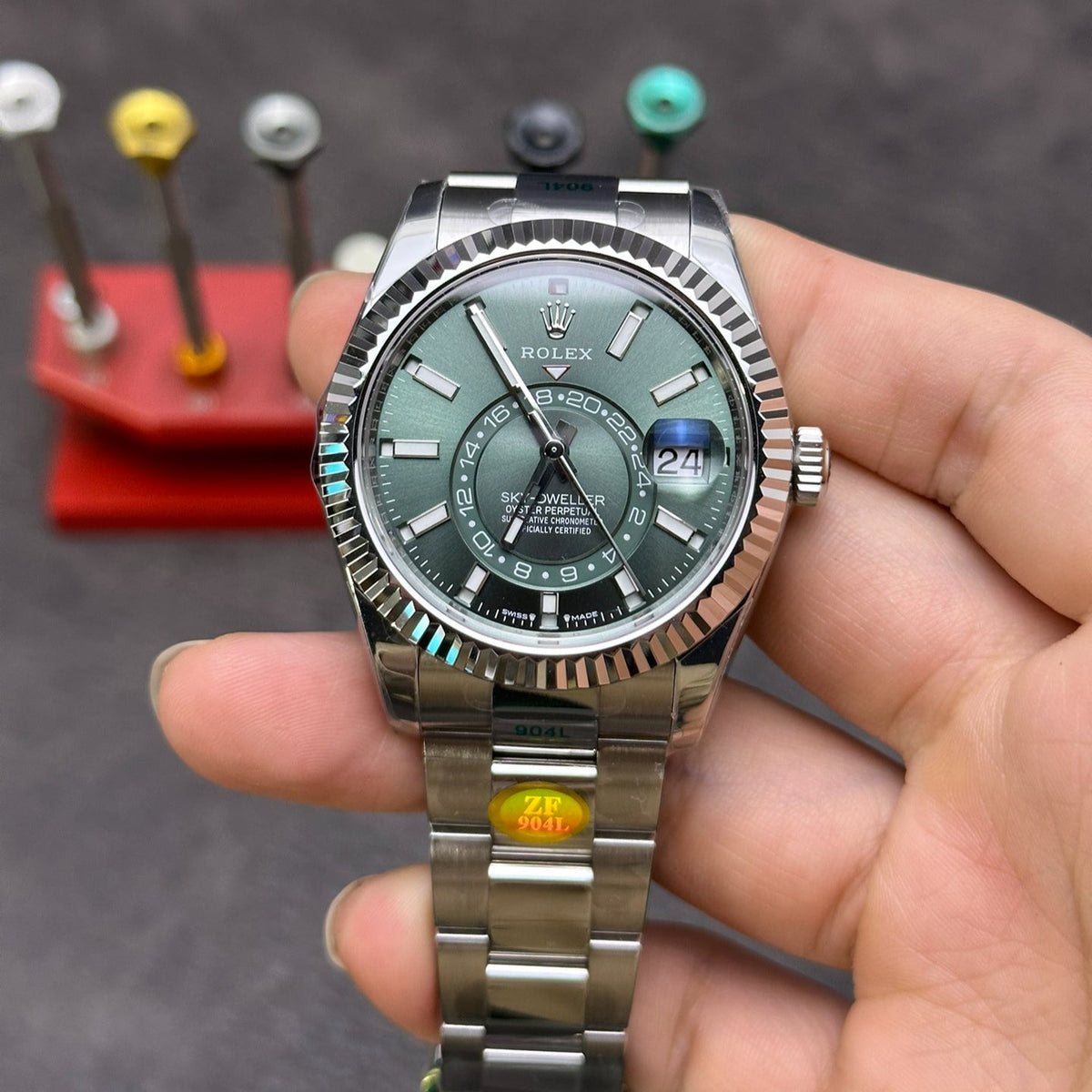 C-Factory -Green - White 904L Steel- Automatic - 42mm
