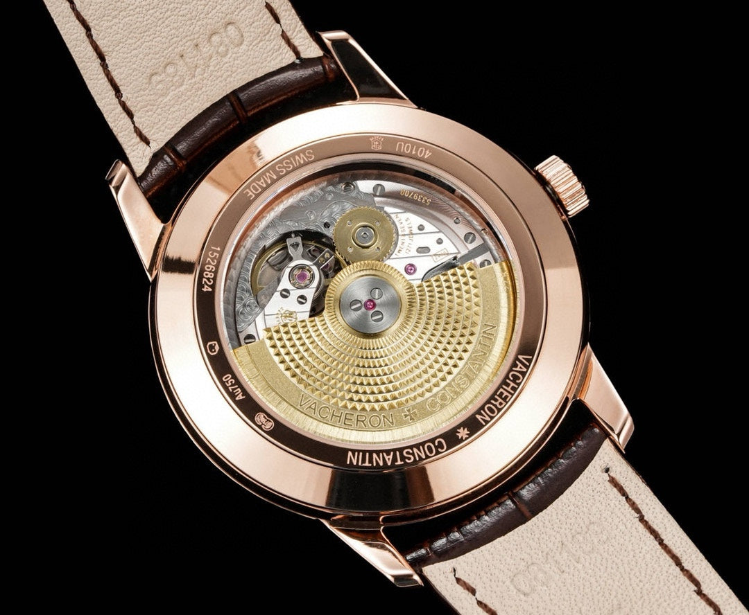 4010U/000R- White Roselgold -Brown Leather - Automatic - 42.5mm