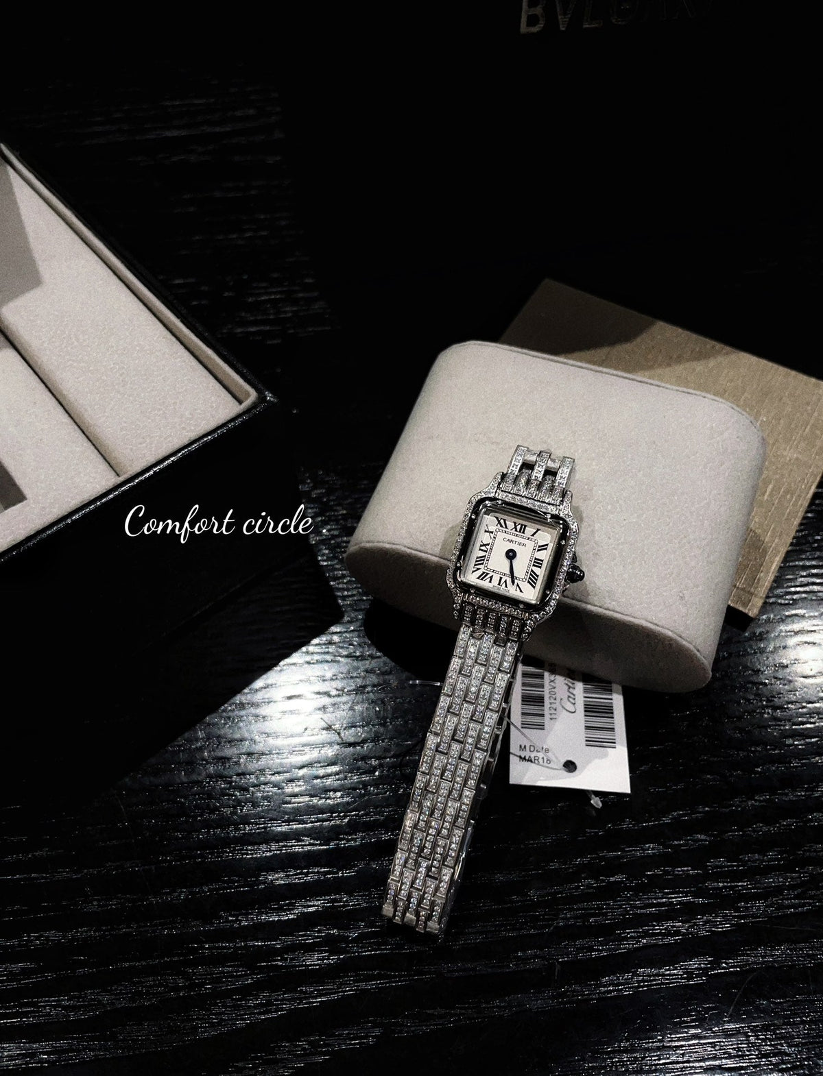 LADY- HPI01641- Full Diamond - 904L Steel- Quartz -27*37mm