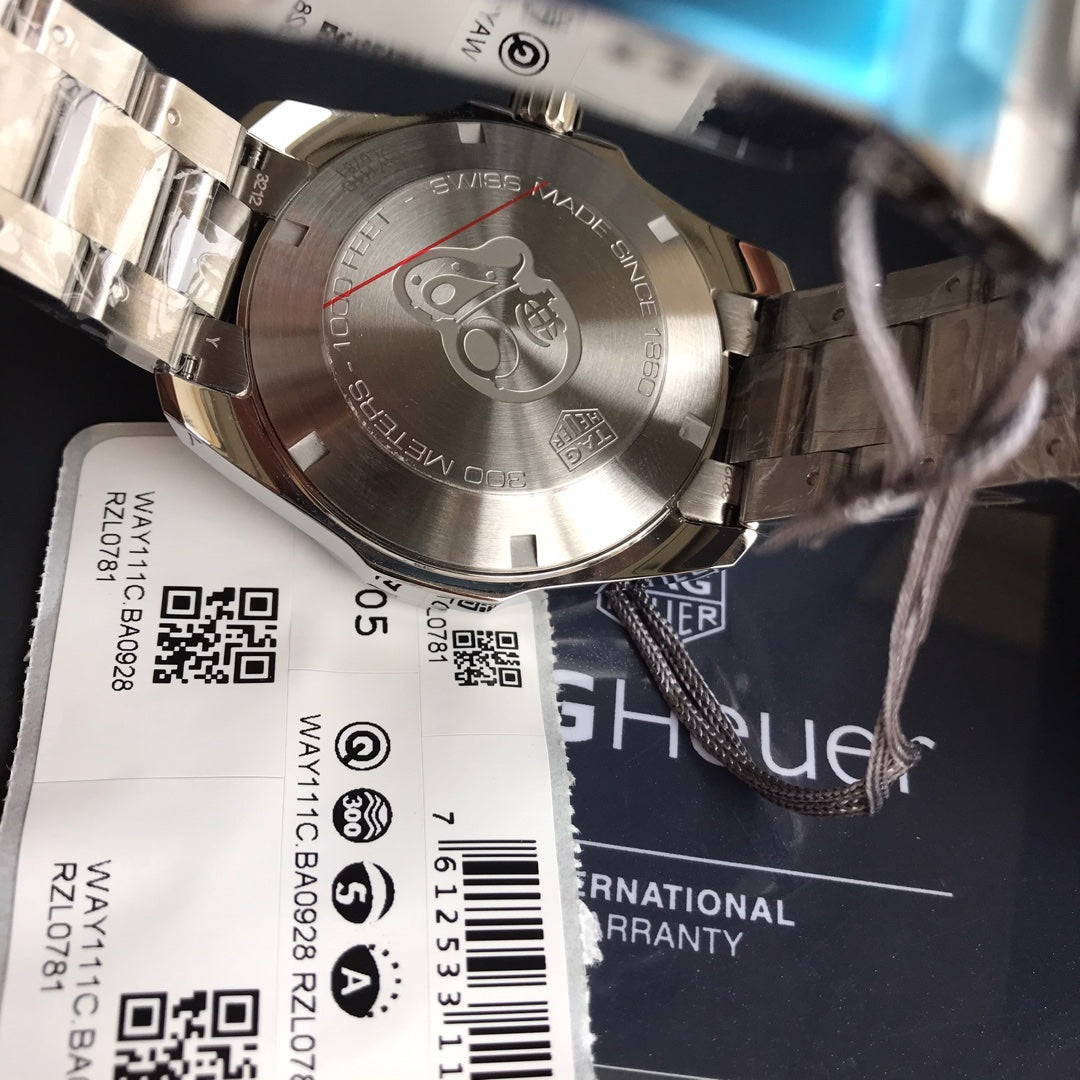 Blue - Silver 904L steel - Quartz - 41mm
