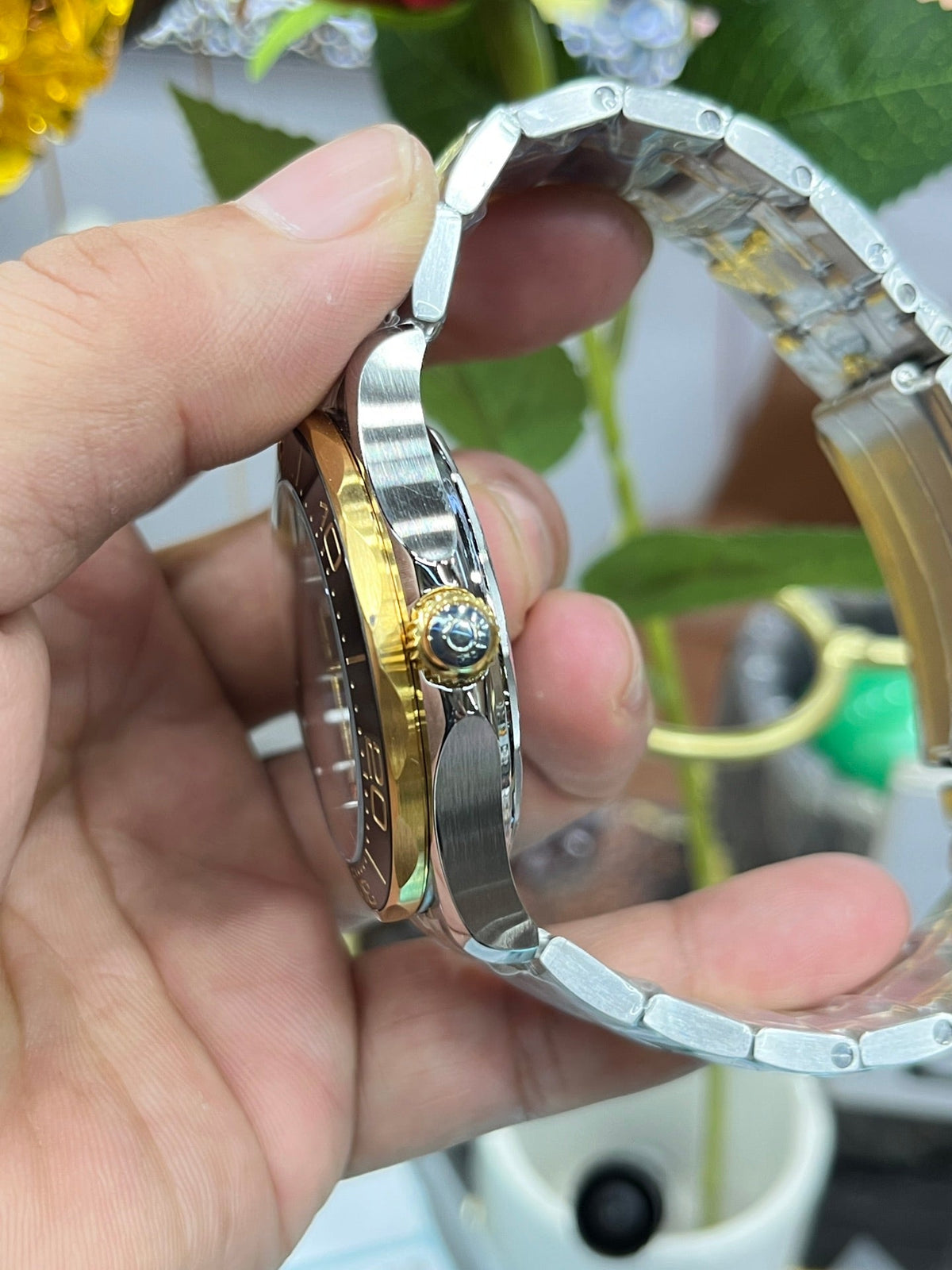 Black Dial - VS-Factory - Yellow Silver 904L Steel - Automatic - 42mm