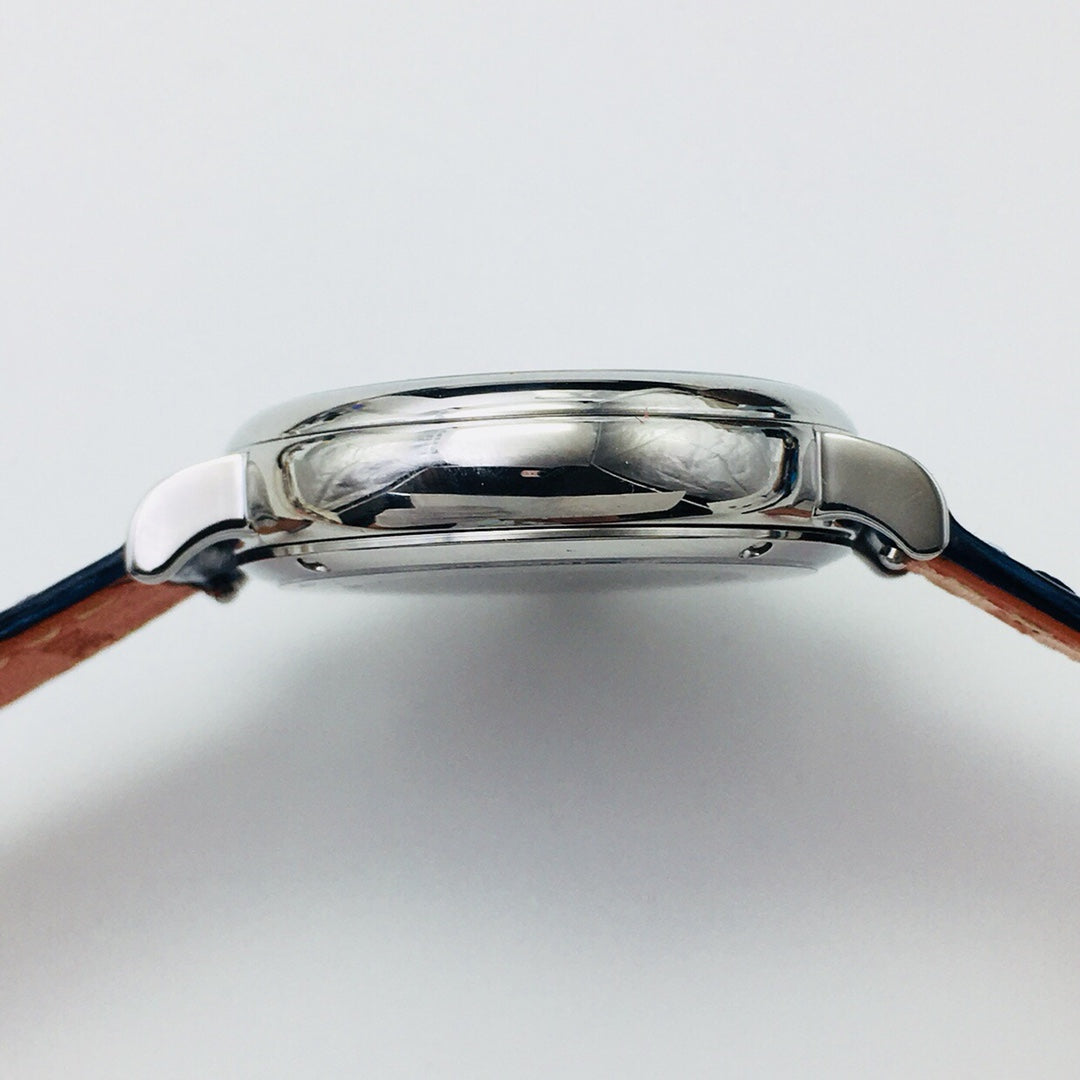 LADY -Silver Blue - Blue Leather - Automatic - 34mm