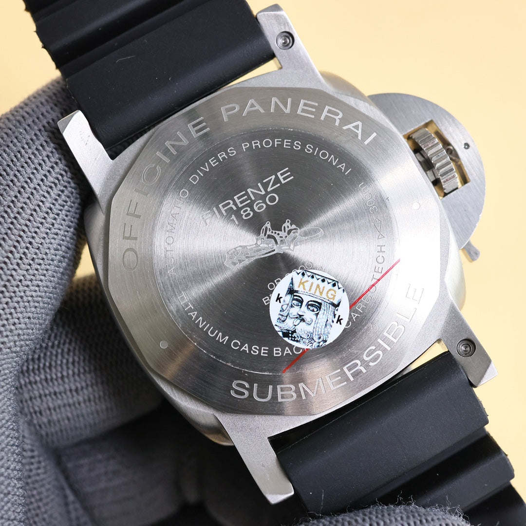 Blue Silver - Blue Rubber - Automatic - 44mm