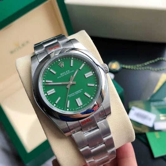 Green Silver - Steel 904L Silver - Automatic-41mm/31mm