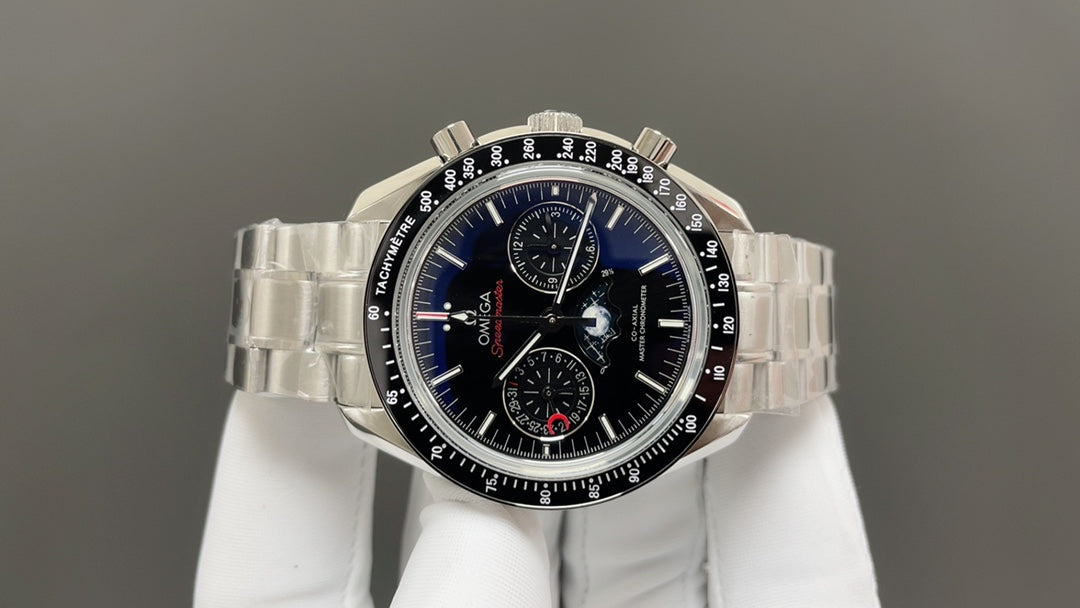 Chronograph - Silver Ceramic- 904L Steel- Automatic - 44mm