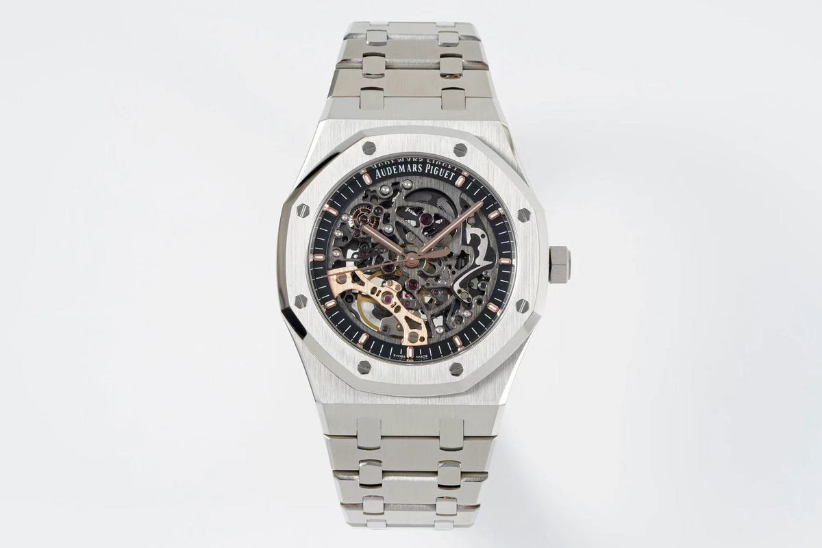 Compensation Watch(without box) -White Silver - Hollow 904L Steel - Automatic - 41mm