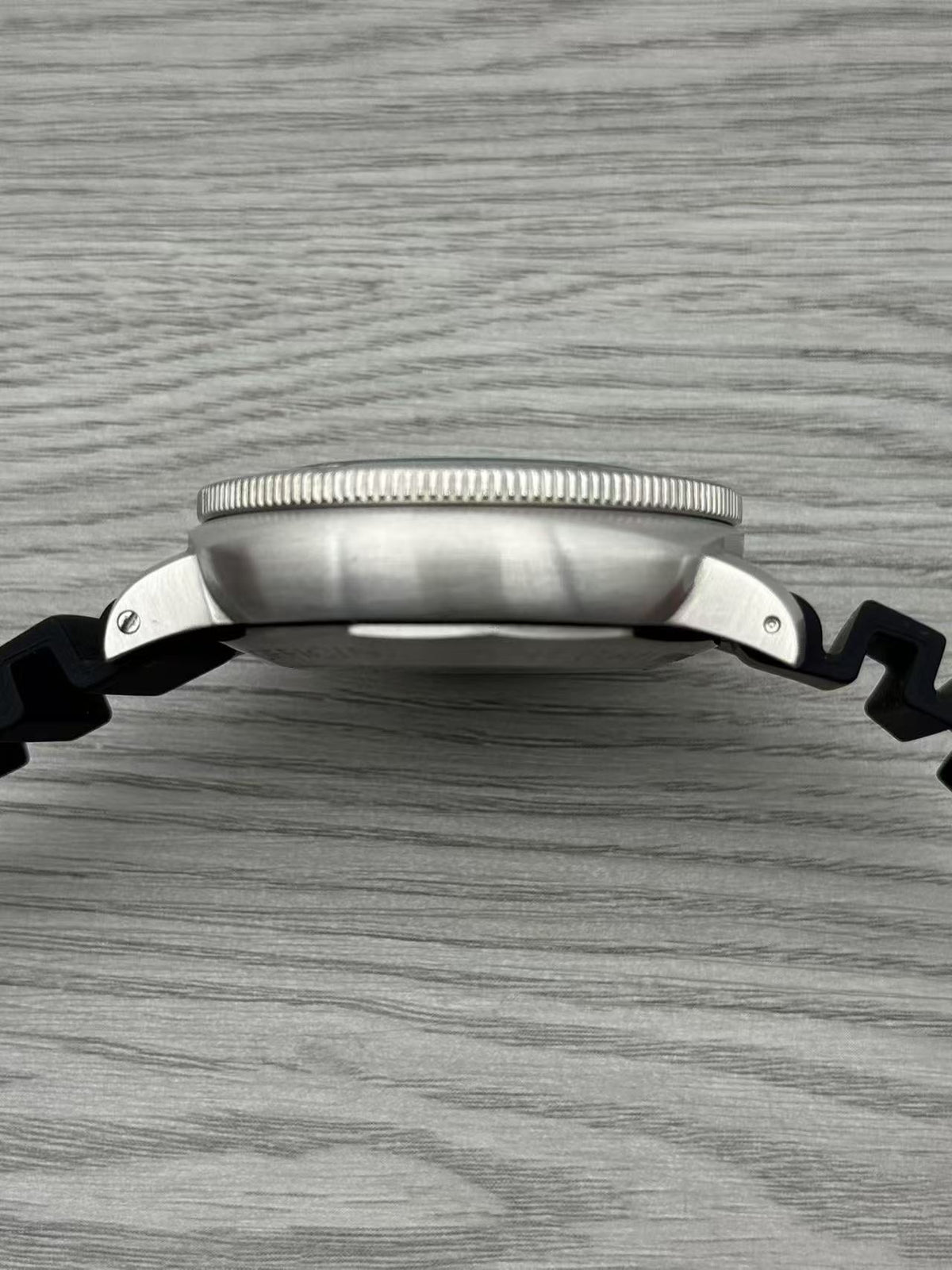 Blue Silver - 904L Steel - Black Rubber -Automatic - 47mm