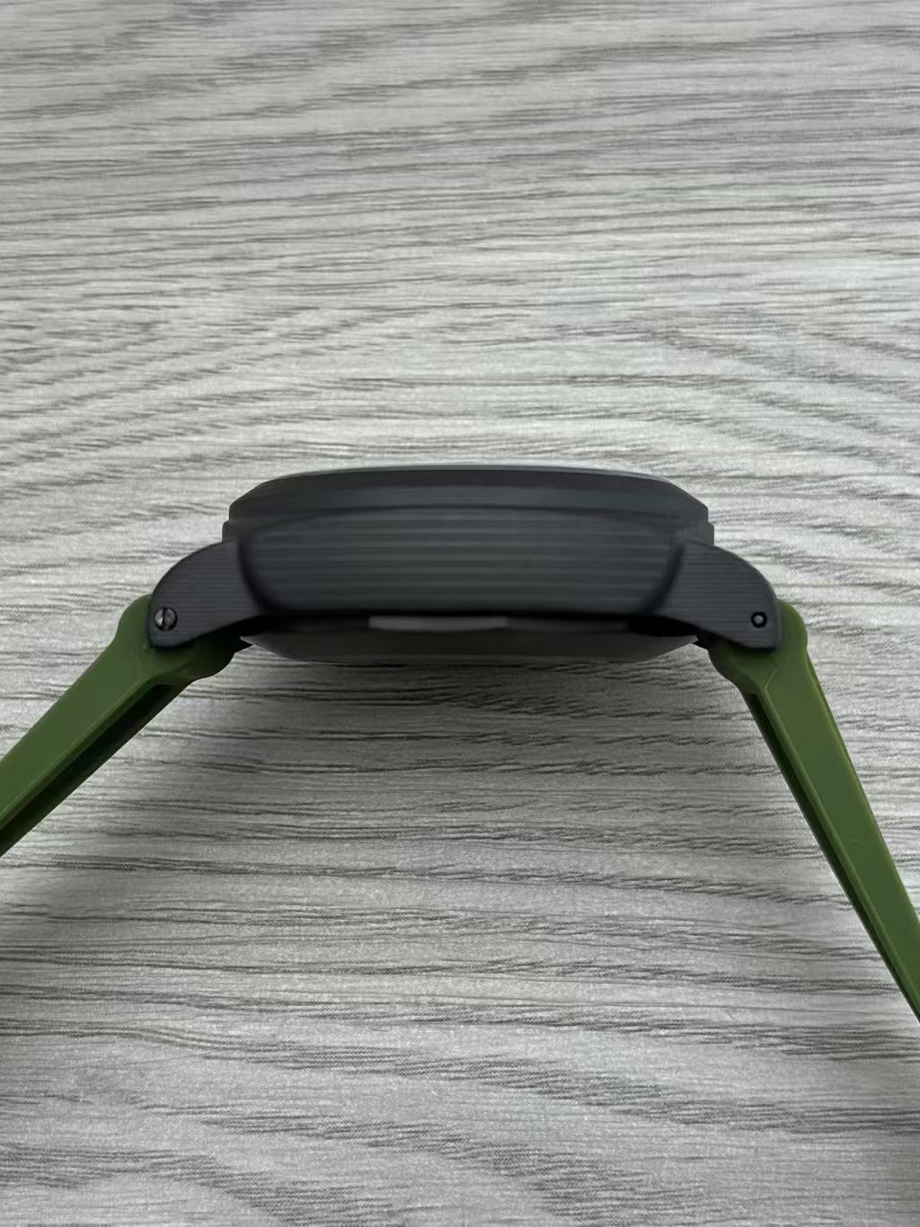 Grey Black - 904L Steel - Green Rubber -Automatic - 44mm