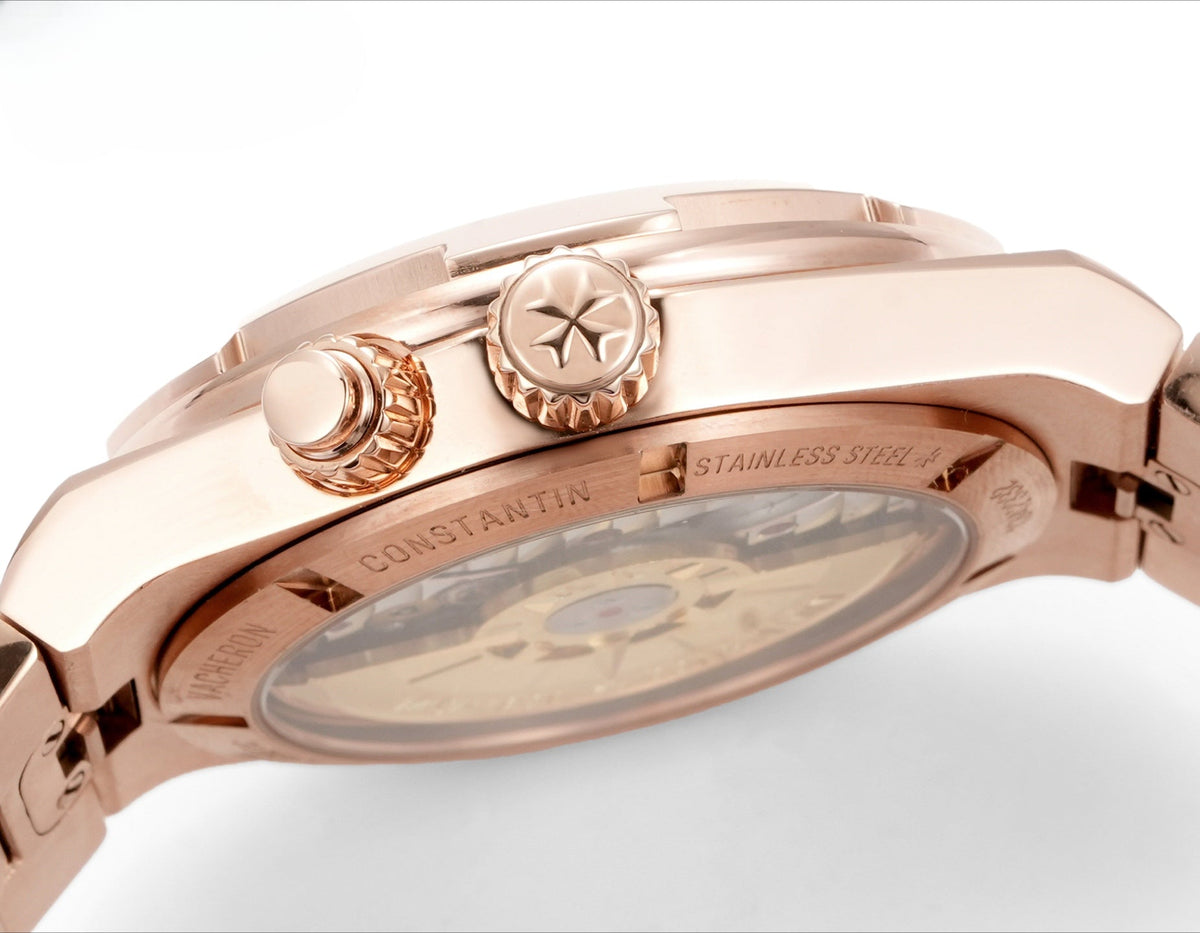 White Silver -Rosegold 904L Steel - Automatic - 41mm