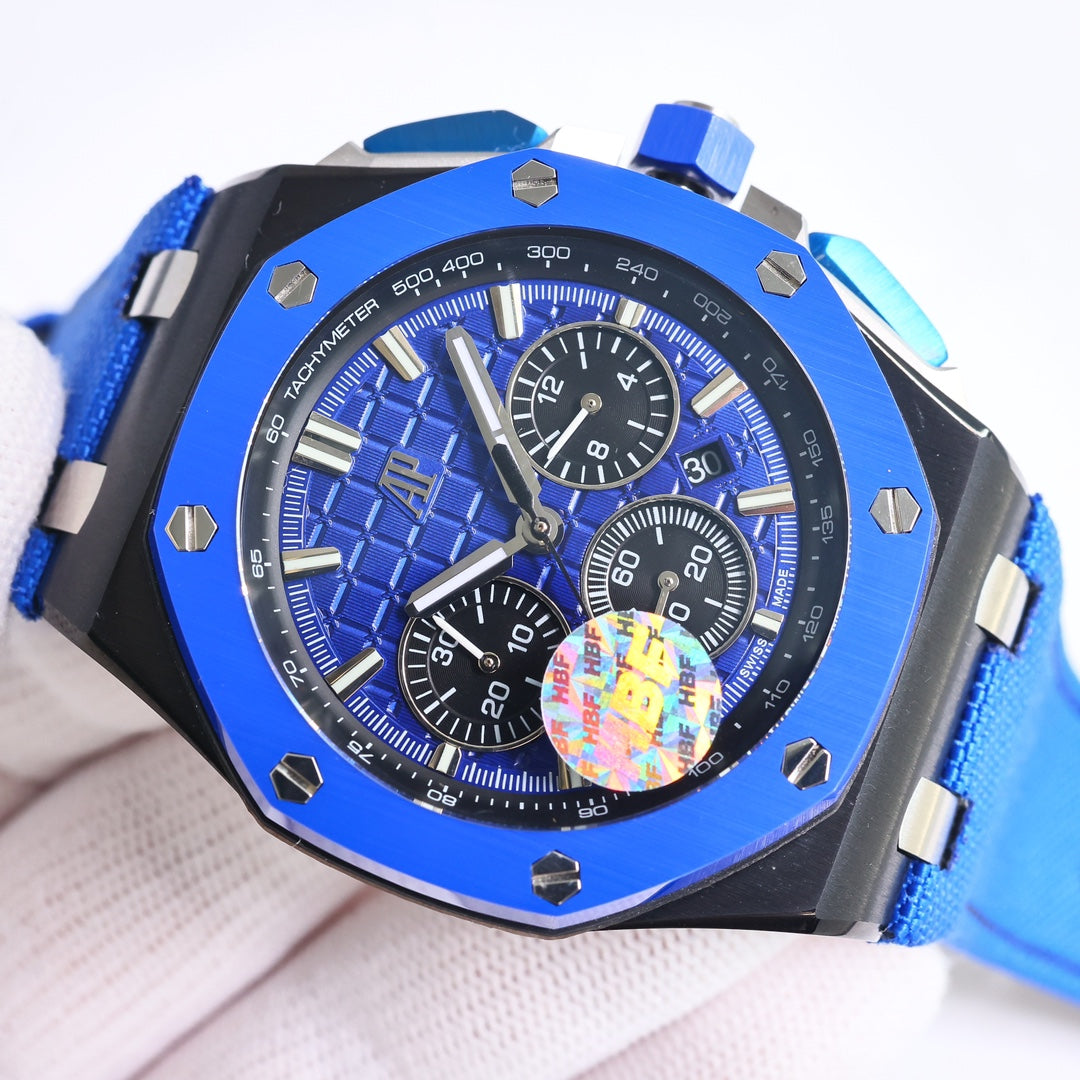 Chronograph -Blue Ceramic- Blue Rubber- Automatic - 44mm