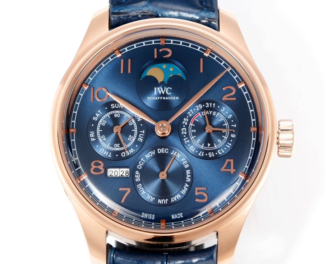 Blue Yellow - Blue Leather - Automatic -42mm