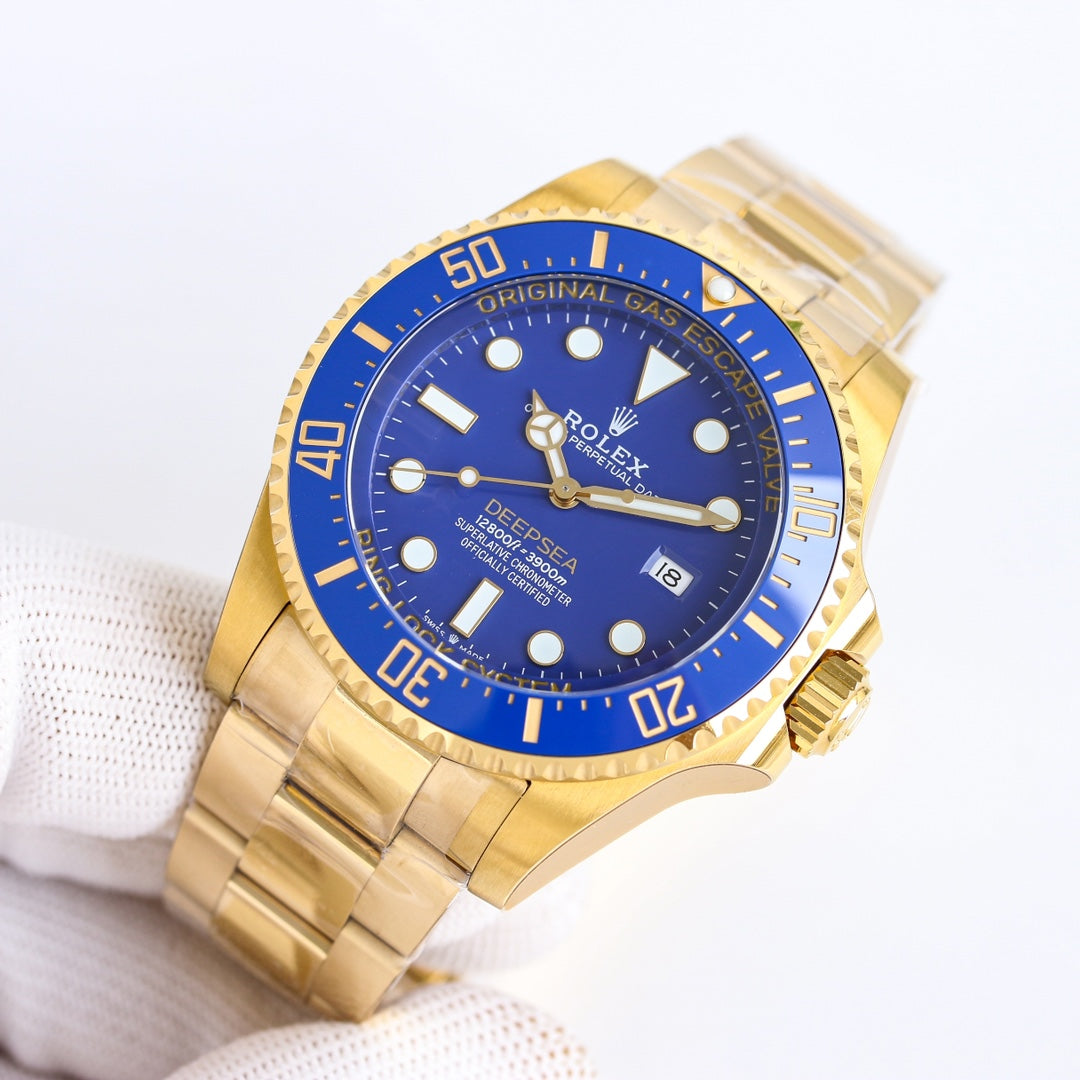 C-Factory -m136668- Blue -Yellow 904L Steel -Automatic- 44mm