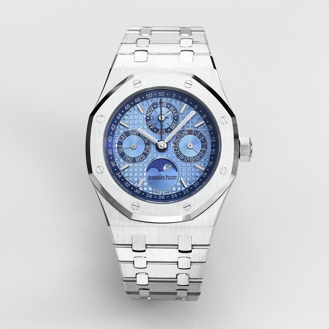 Blue - Silver 316L Steel - Automatic - 41mm