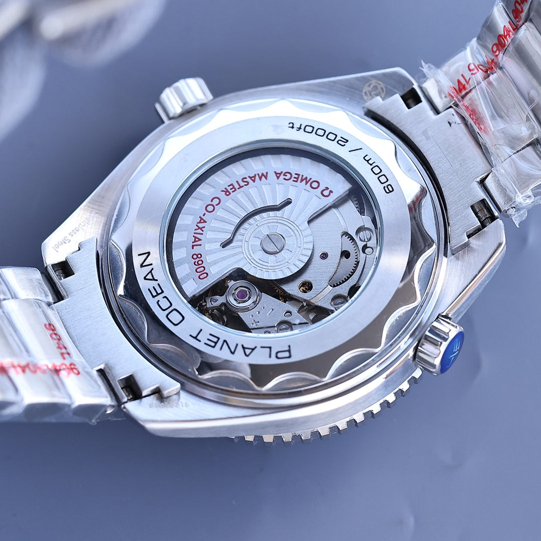 Grey Orange Ceramic - Silver 904L Steel - Automatic - 43mm
