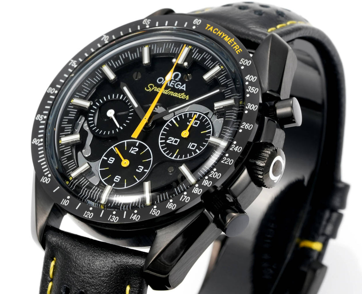 Chronograph -Moon back - Black Ceramic- Black Ruber- Automatic - 44mm