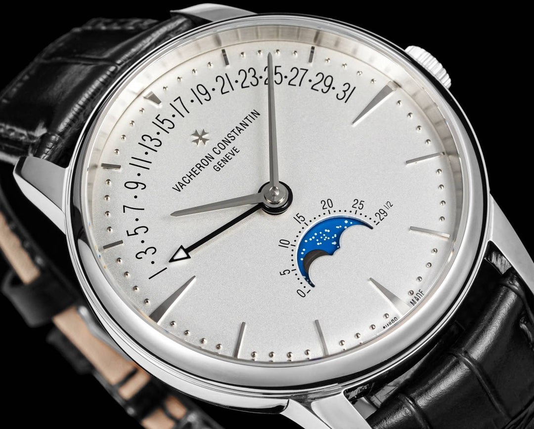4010U/000R- White Silver -Black Leather - Automatic - 42.5mm