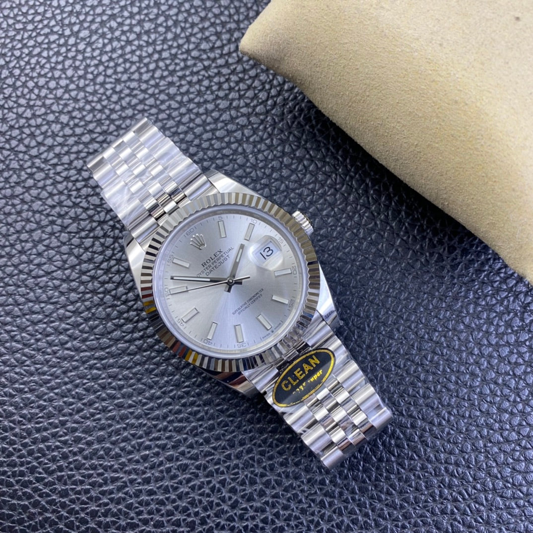 C-Factory 126334- Silver - Silver 904L Steel - Automatic - 41mm
